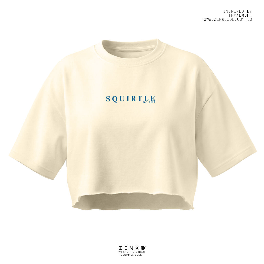 Crop top - Squirtle "La gran Ola"