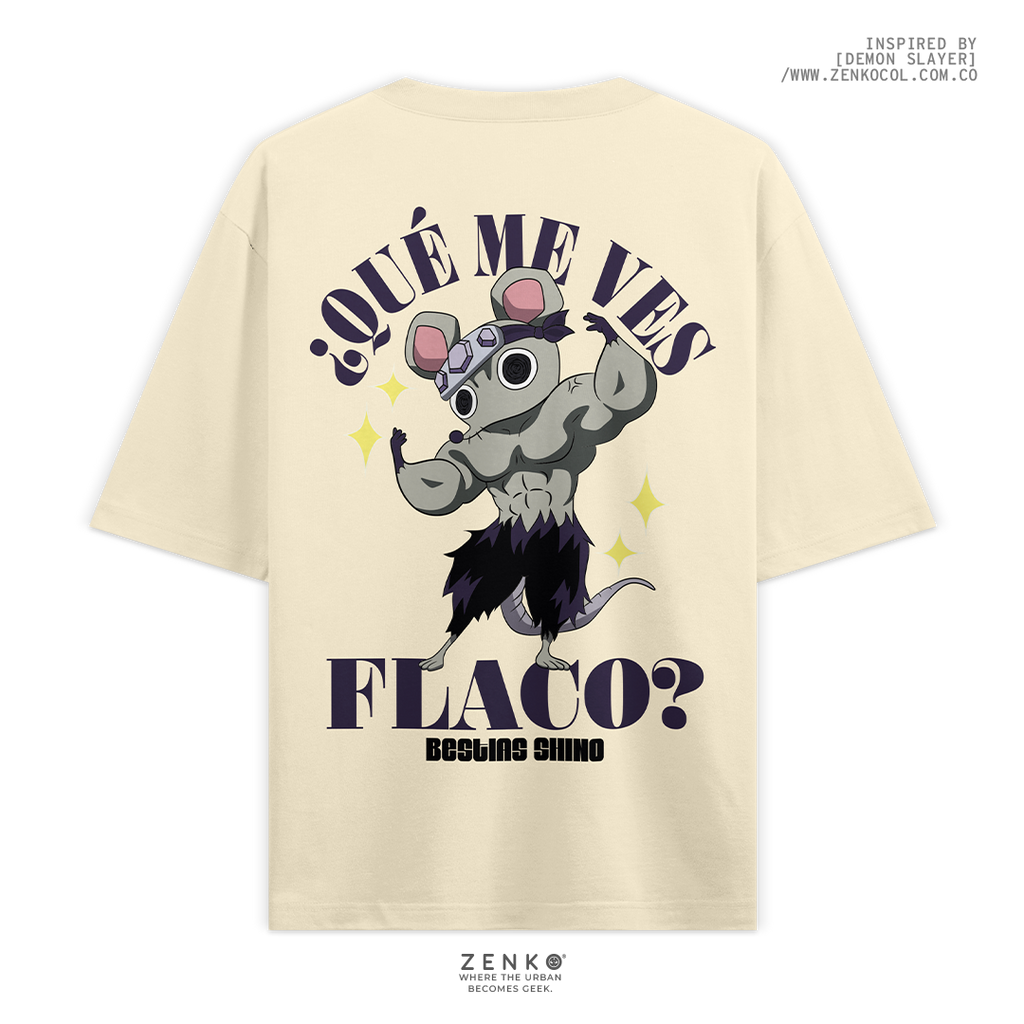 Camiseta Oversize - ¿Qué me ves Flaco?