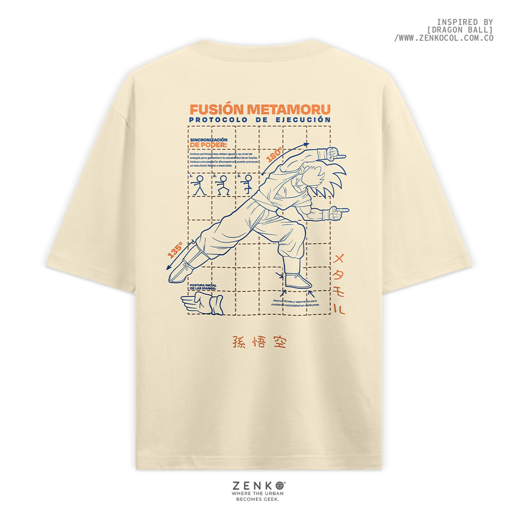 Camiseta Oversize - Goku Fusion
