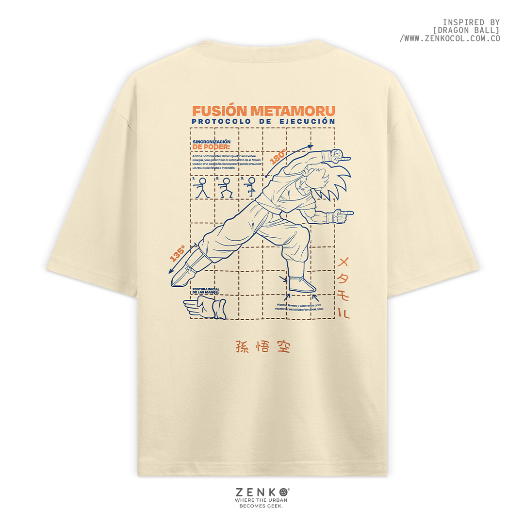 Camiseta Oversize - Goku Fusion