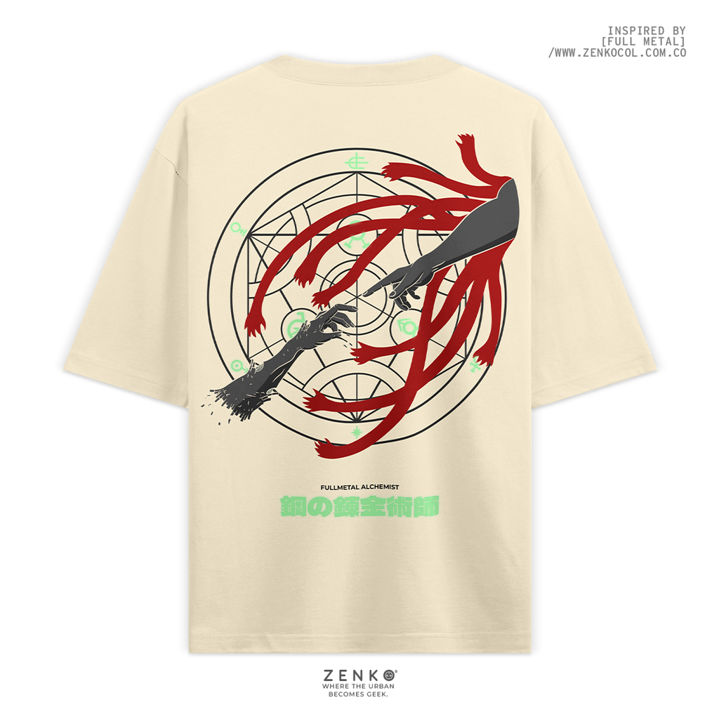 Camiseta Oversize - fullmetal alchemist