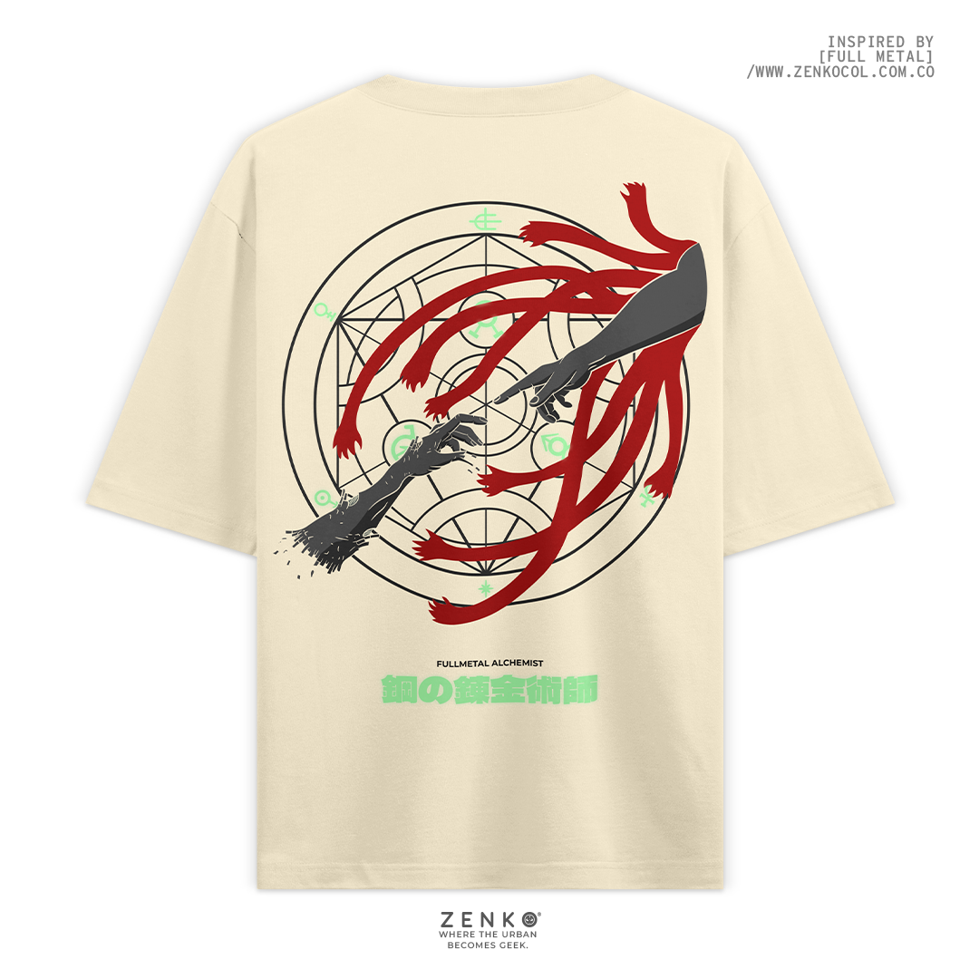 Camiseta Oversize - fullmetal alchemist