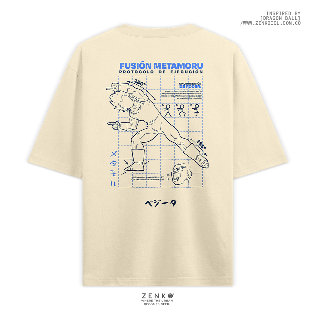 Camiseta Oversize - Vegeta Fusión