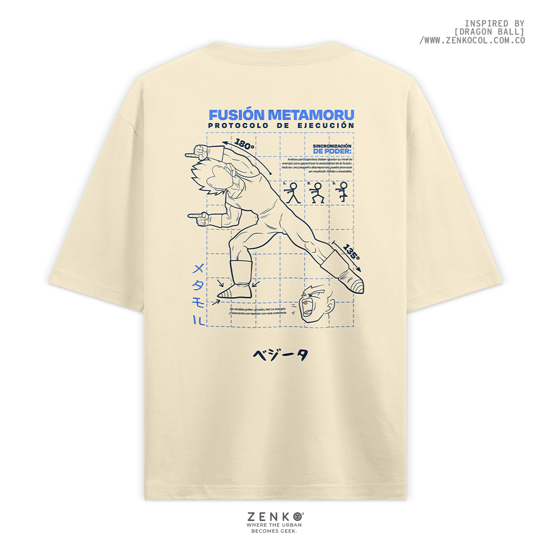 Camiseta Oversize - Vegeta Fusión