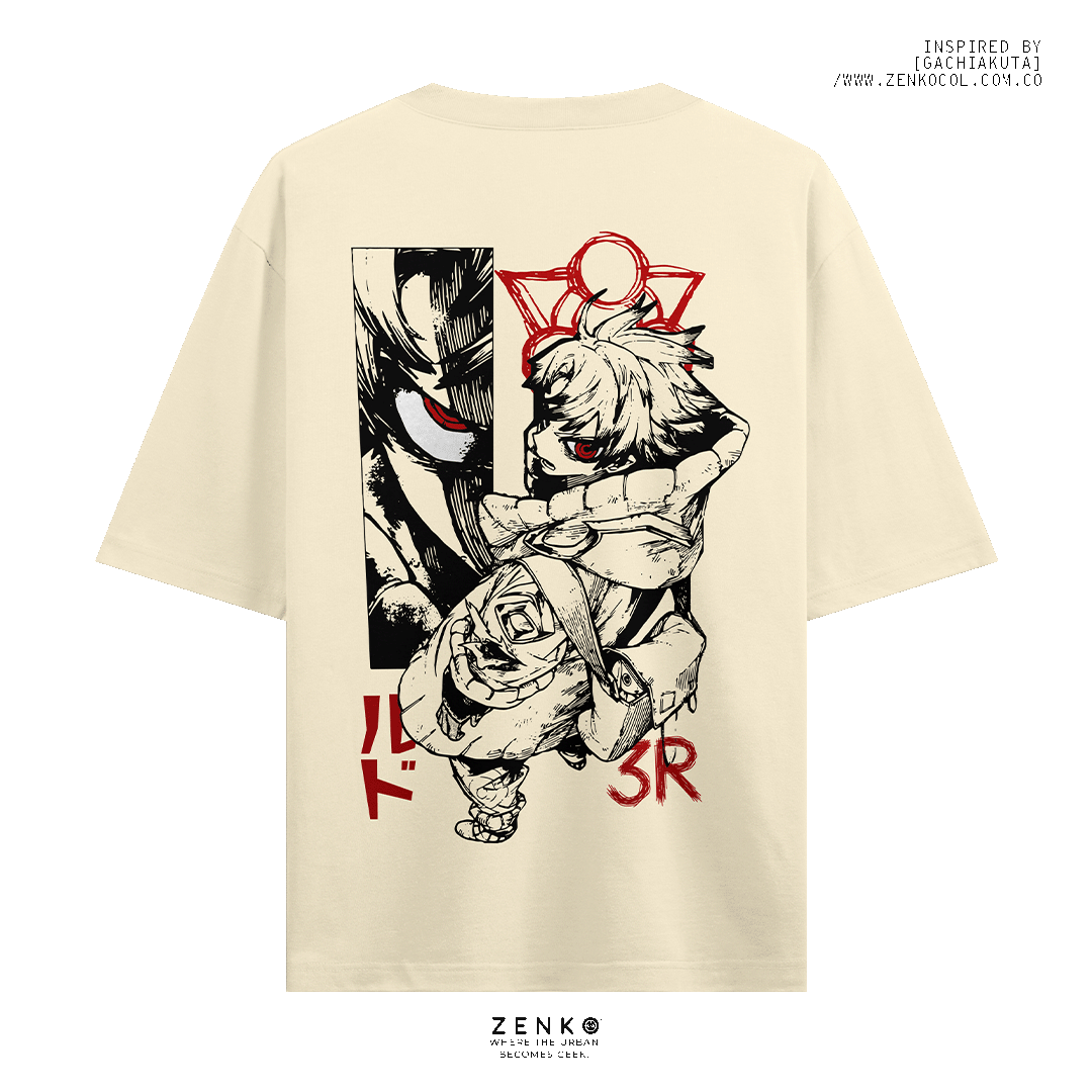 Camiseta OVERSIZE - Rudo Gachiakuta