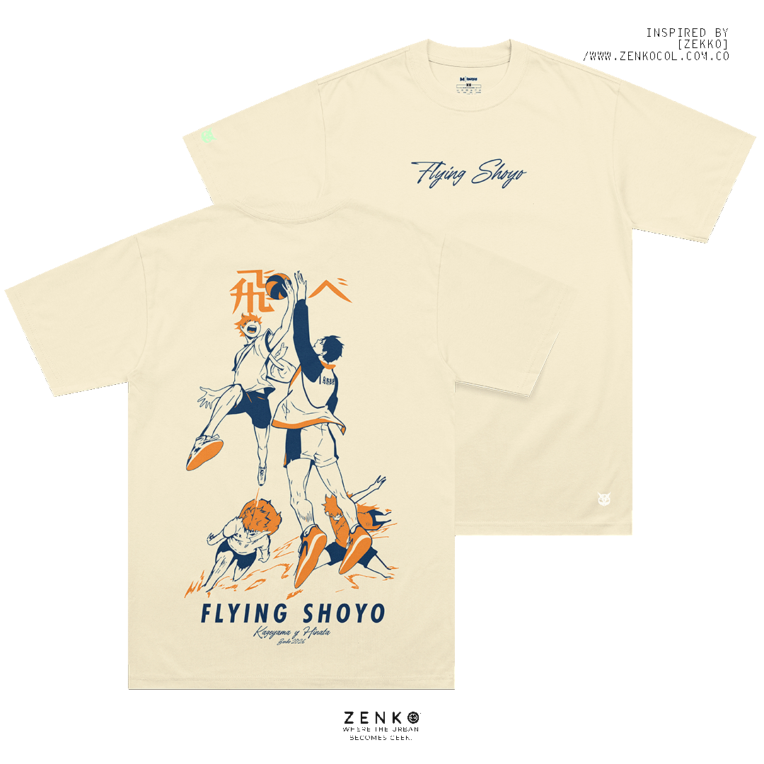 Camiseta Regular - Fit Haikyuu 'Flying Shoyo'