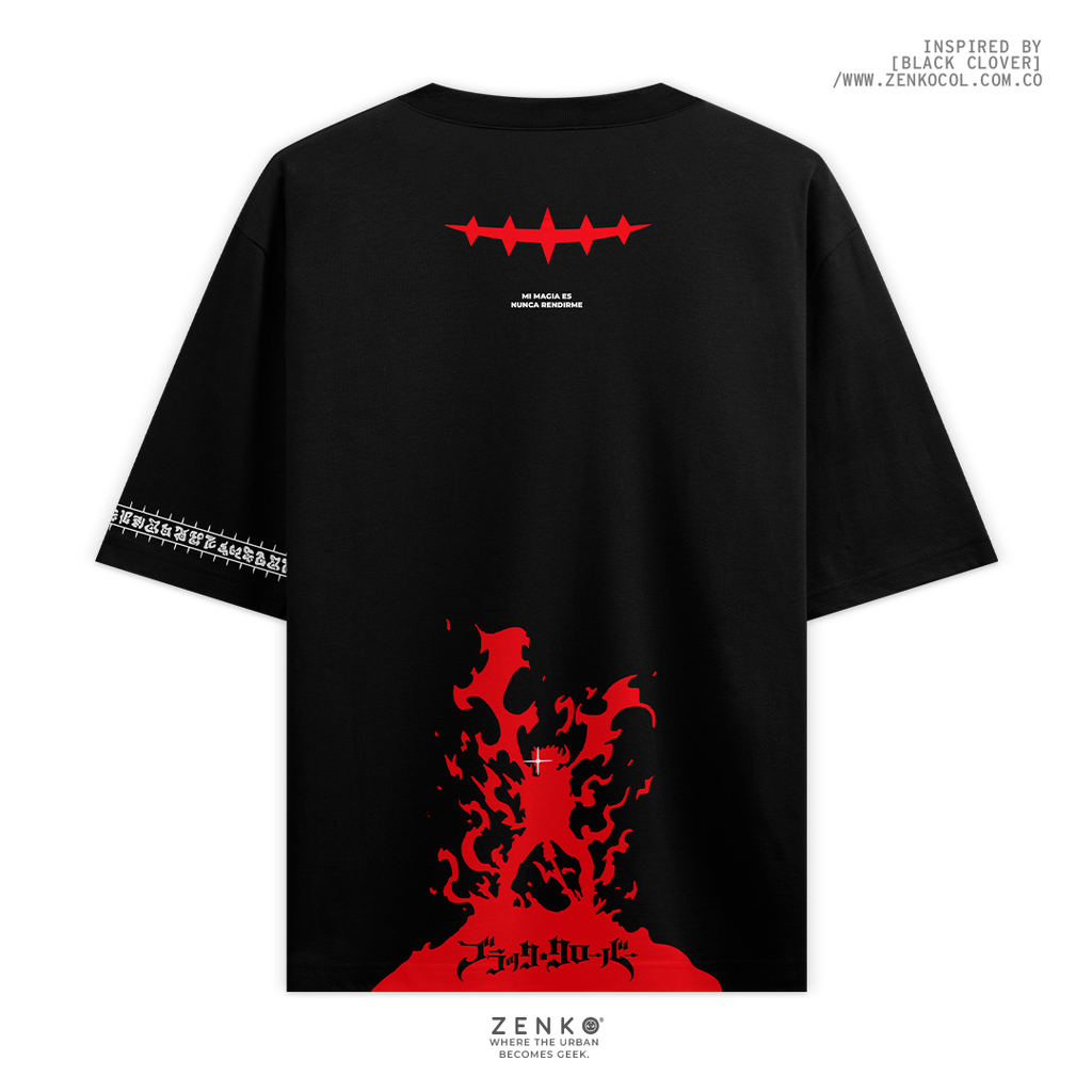 Camiseta Oversize - Asta Black Clover