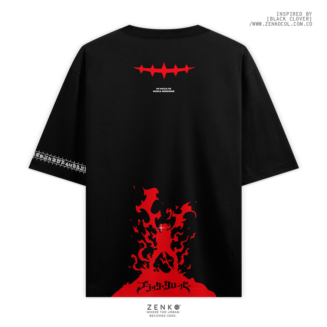 Camiseta Oversize - Asta Black Clover