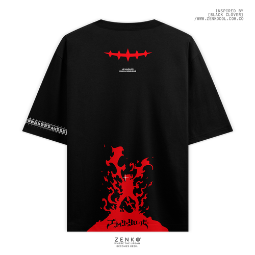 Camiseta Oversize - Asta Black Clover