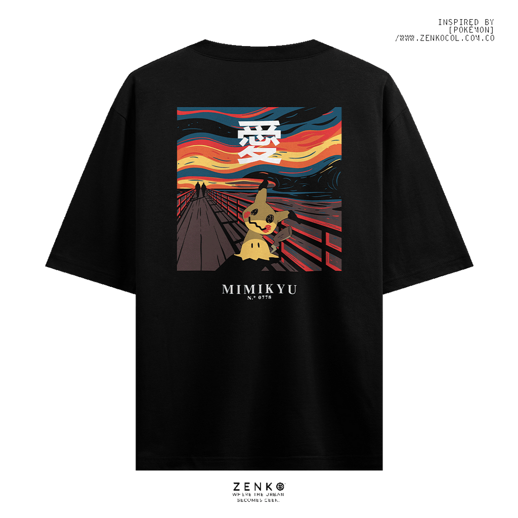 Camiseta OVERSIZE - Mimikyu "El Grito"