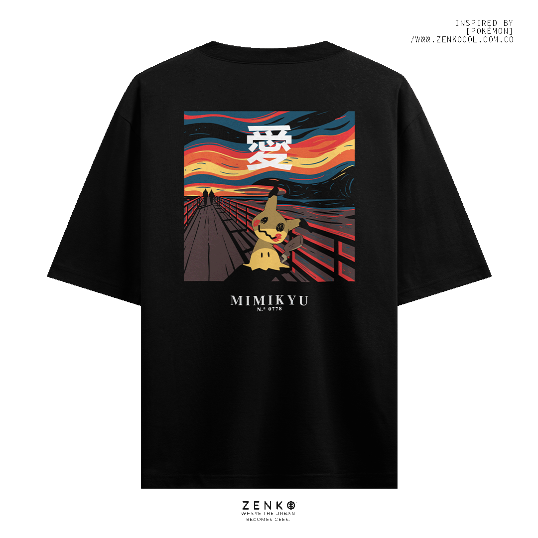 Camiseta OVERSIZE - Mimikyu "El Grito"