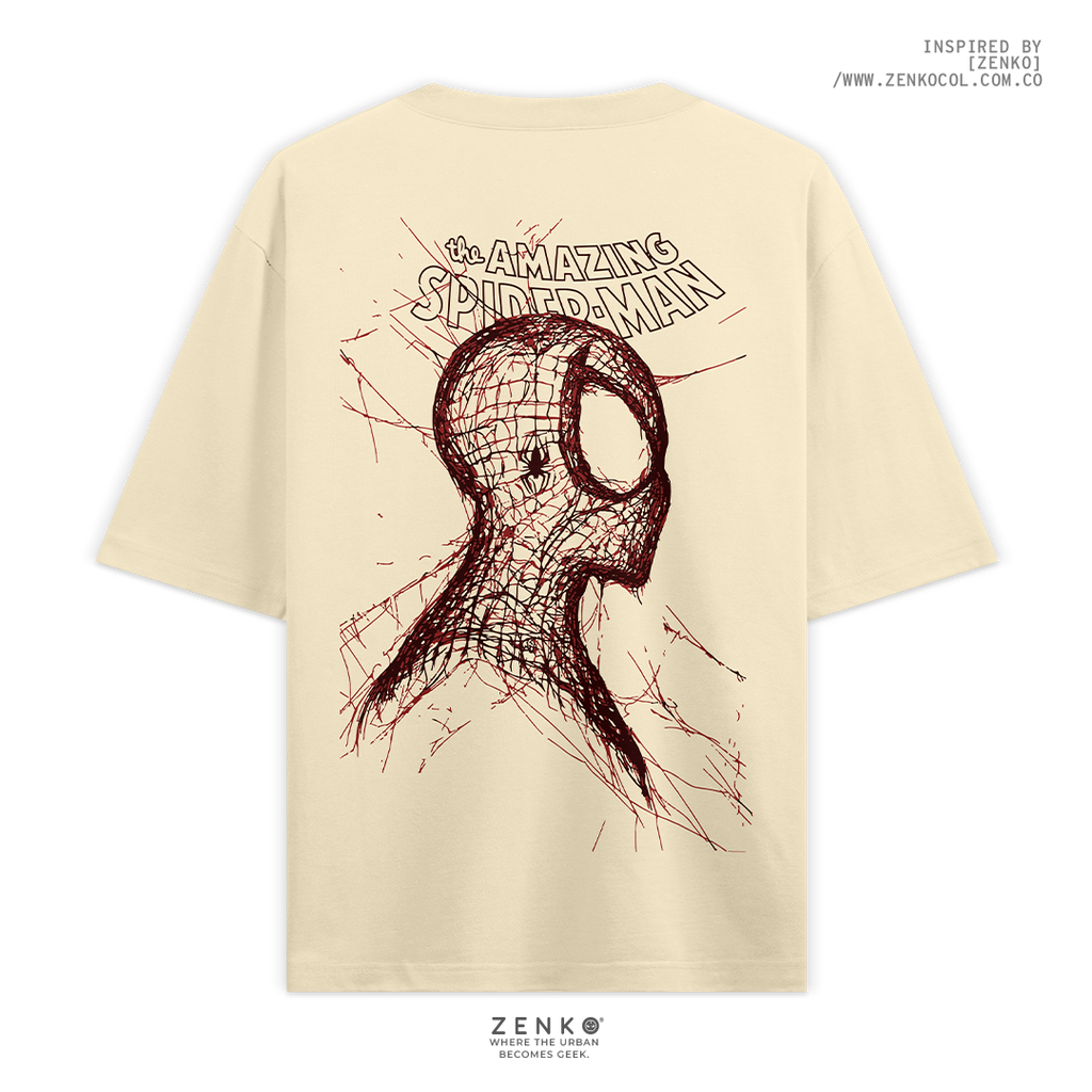 Camiseta Oversize - Spiderman line art