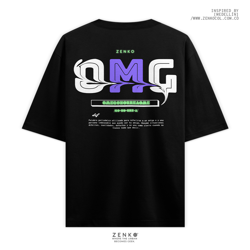 Camiseta Oversize - Omeg0n0rr3a