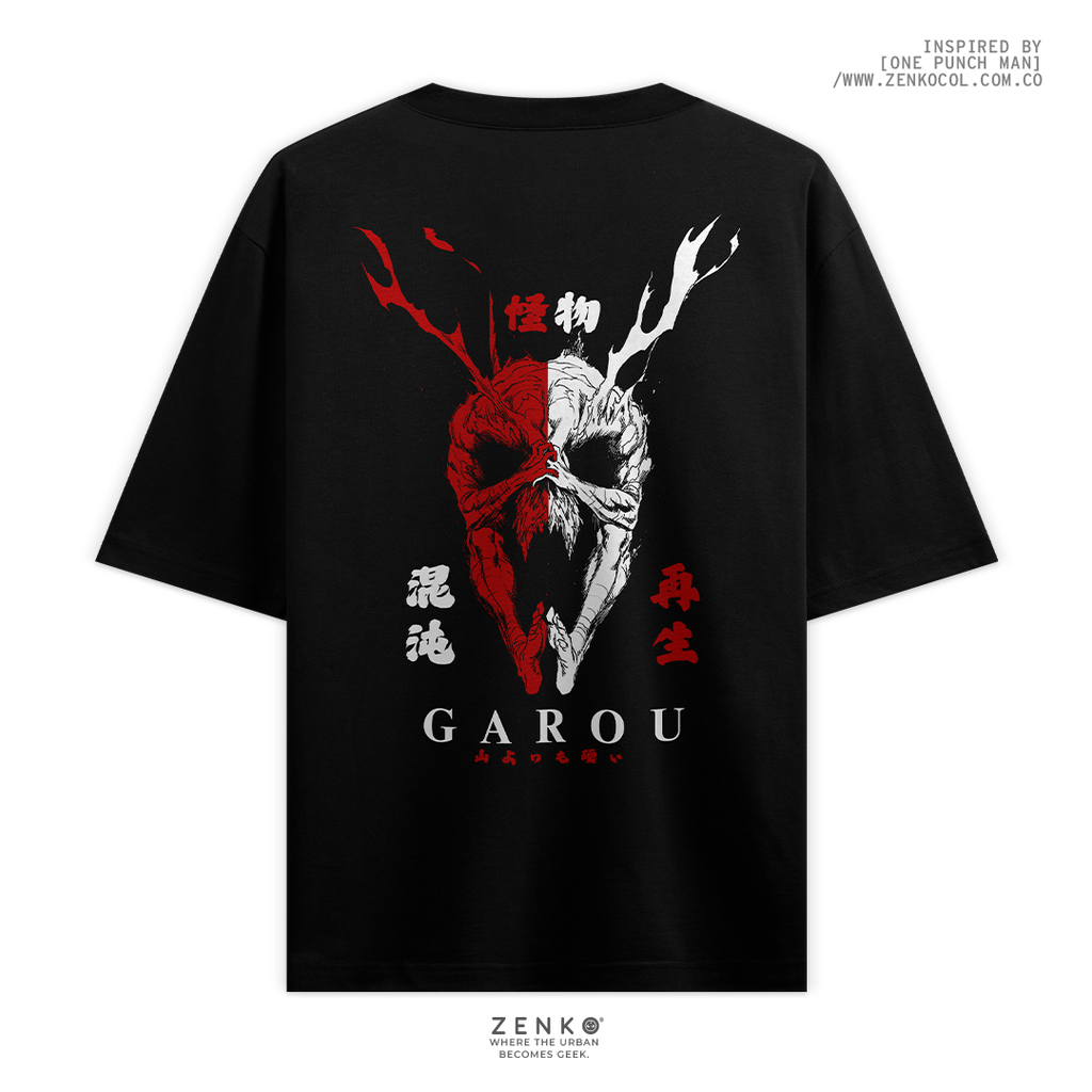 Camiseta Oversize - Garou Monstruo