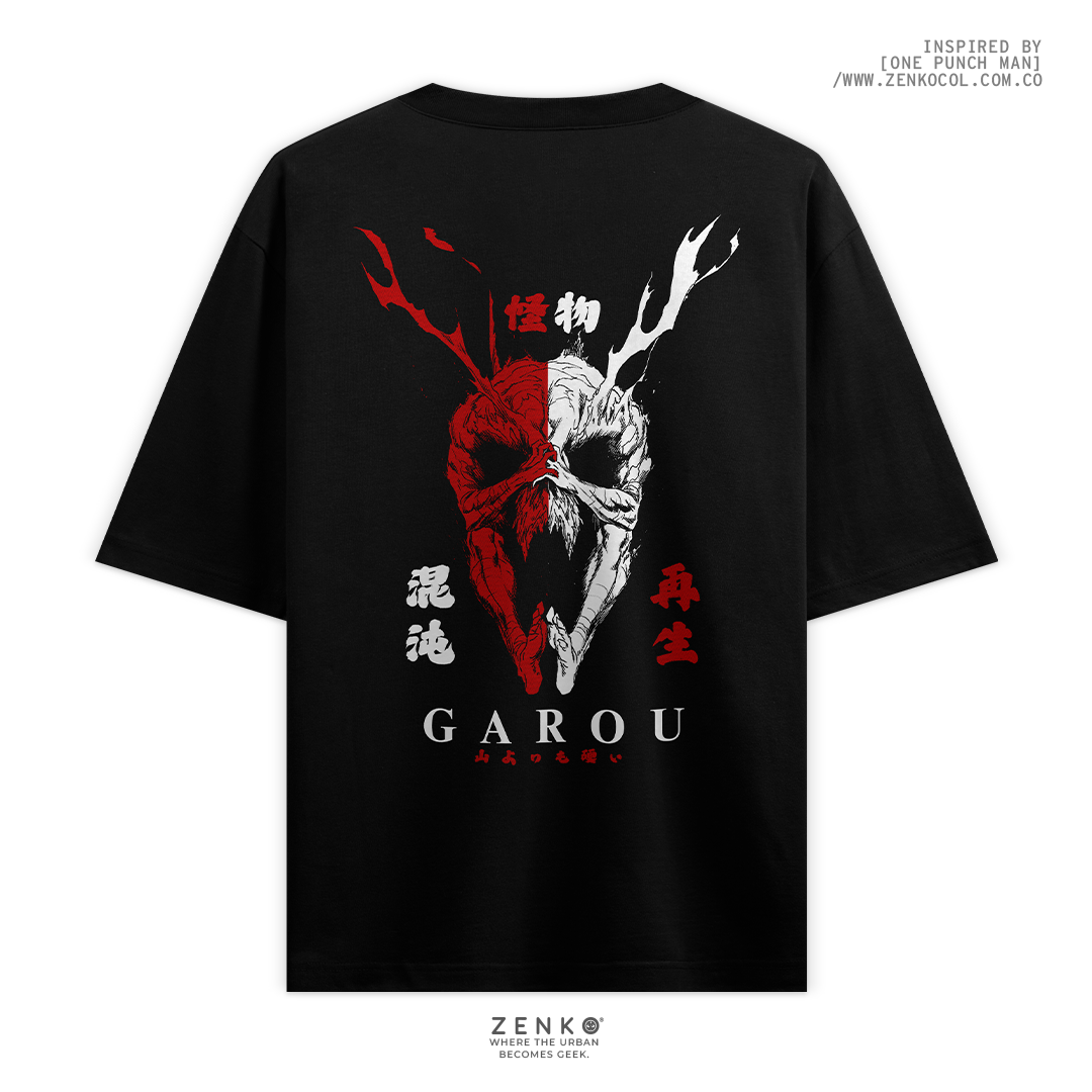 Camiseta Oversize - Garou Monstruo
