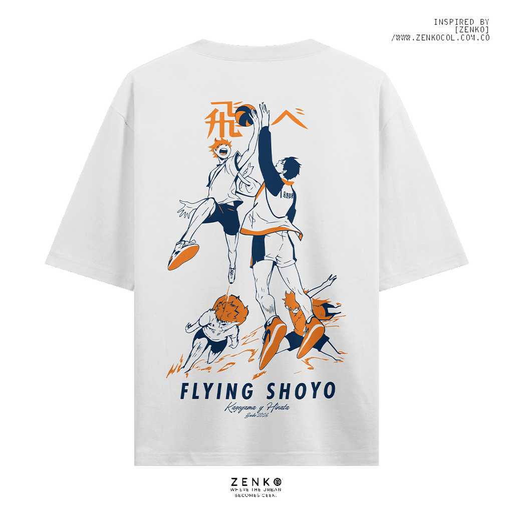Camiseta Oversize -  Haikyuu 'Flying Shoyo'