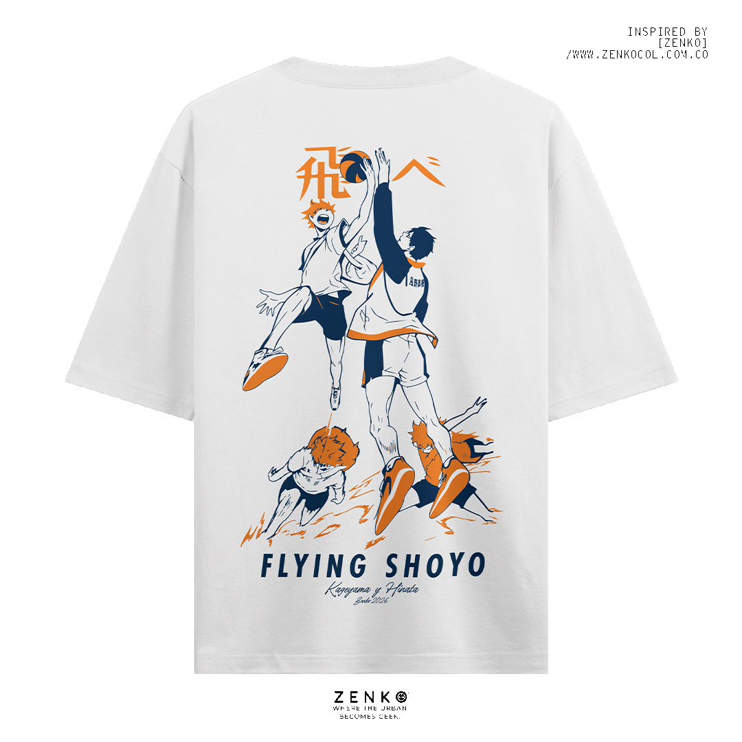 Camiseta Oversize -  Haikyuu 'Flying Shoyo'