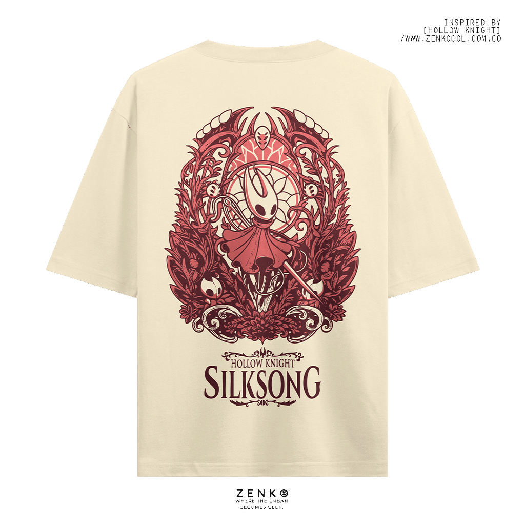 Camiseta Oversize - Hollow Knight Silksong