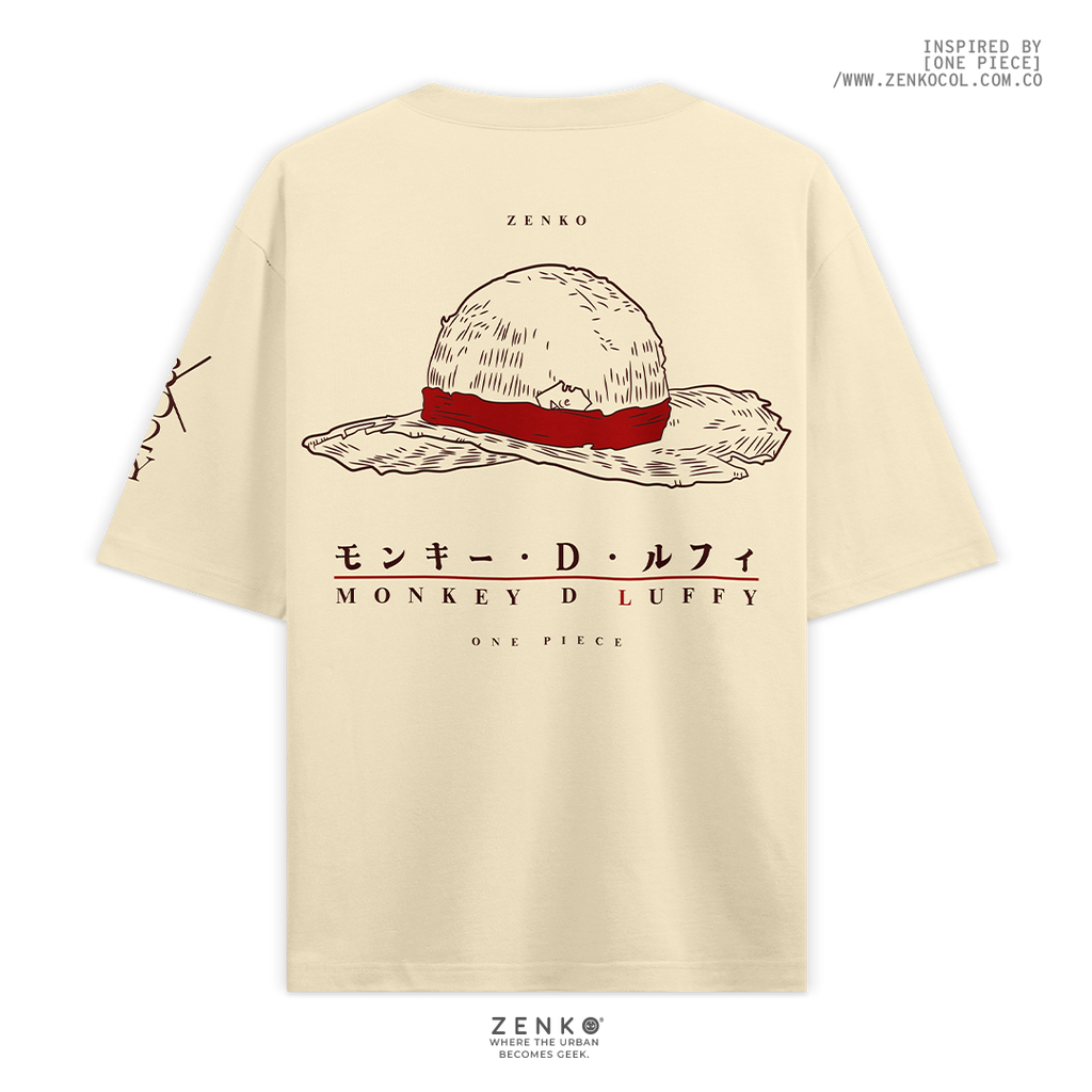 Camiseta Oversize - Luffy Sombrero de Paja