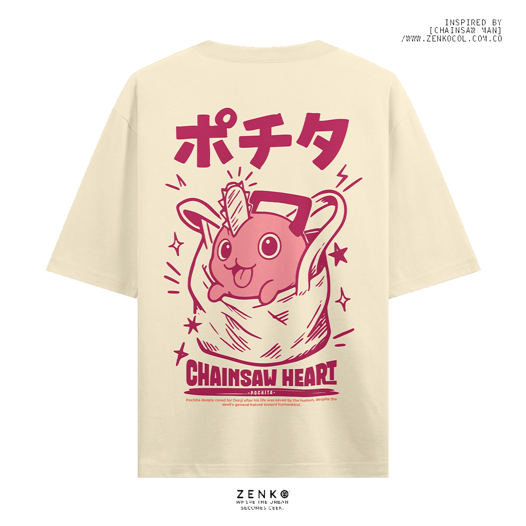 Camiseta Oversize - Pochita