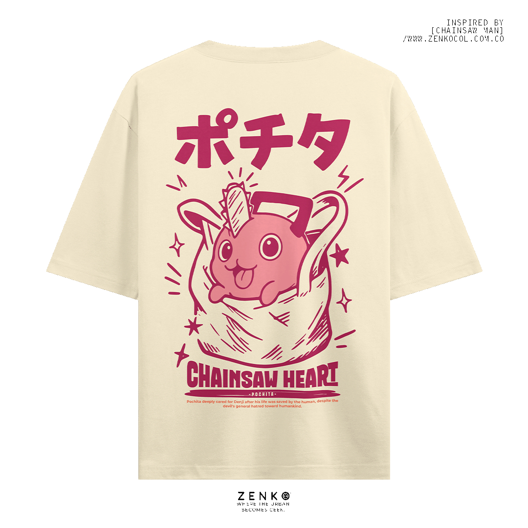 Camiseta Oversize - Pochita