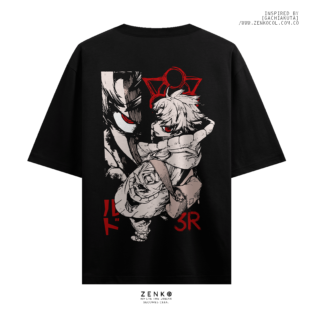 Camiseta OVERSIZE - Rudo Gachiakuta