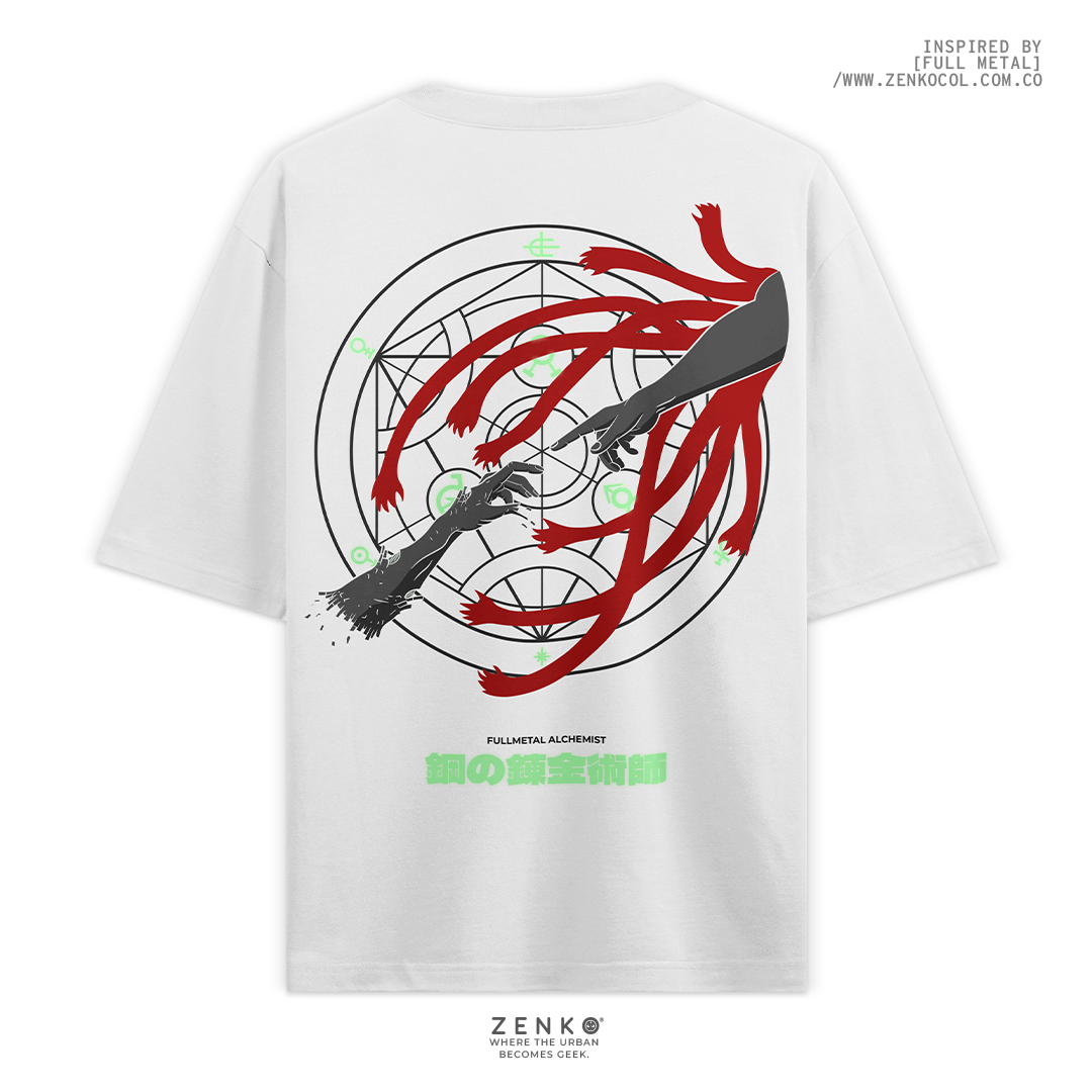 Camiseta Oversize - fullmetal alchemist