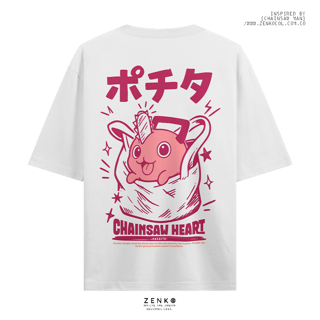 Camiseta Oversize - Pochita