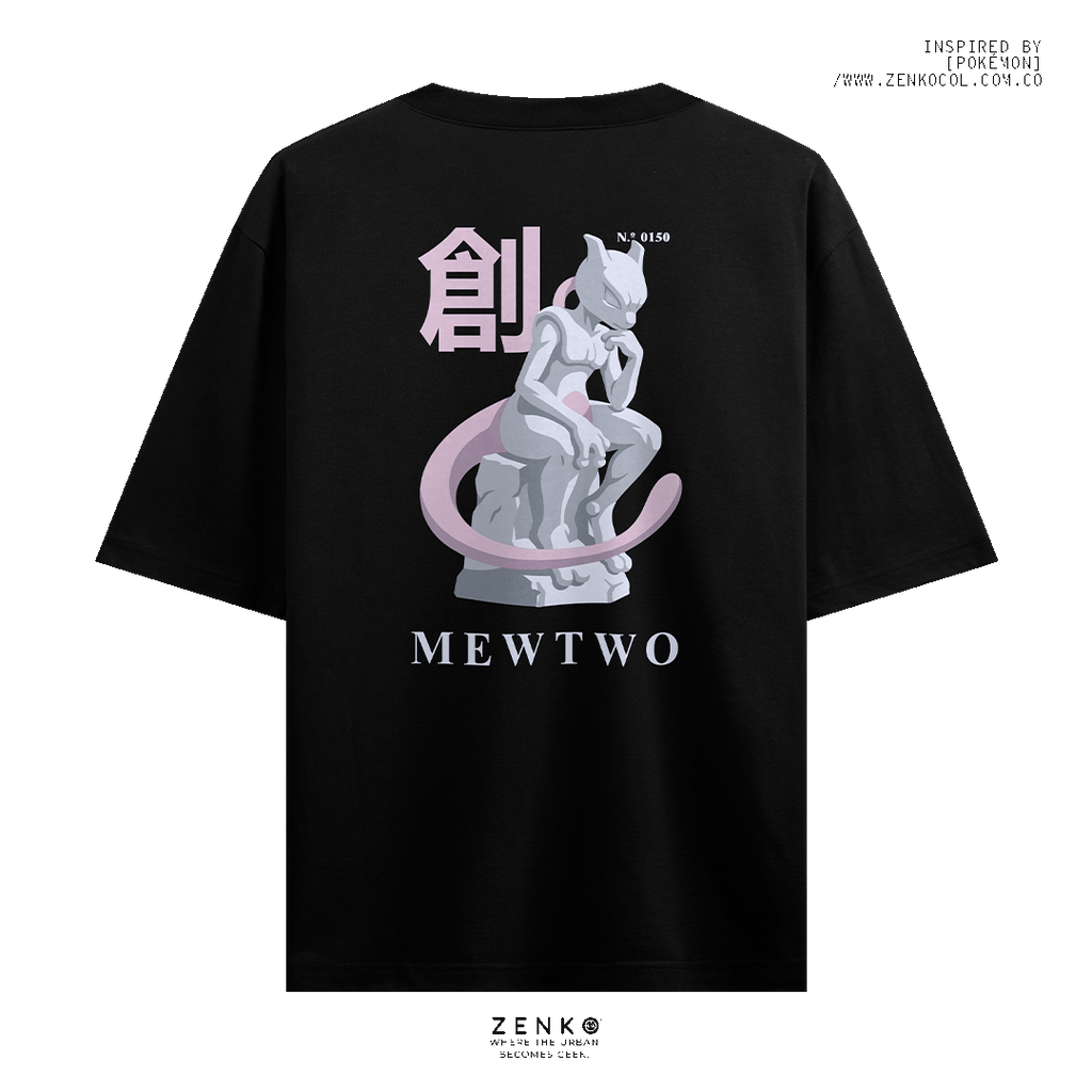 Camiseta OVERSIZE - Mewtwo "El Pensador"