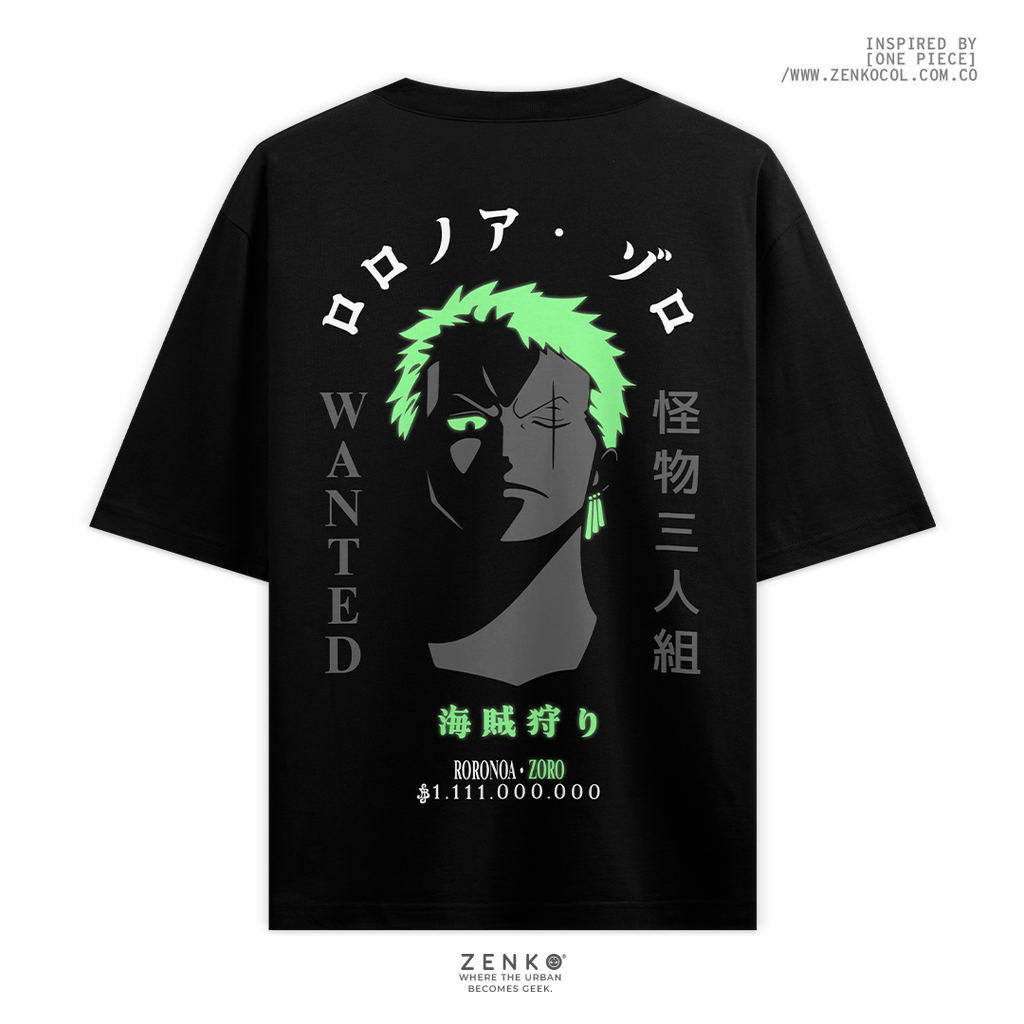 Camiseta Oversize - Zoro Roronoa