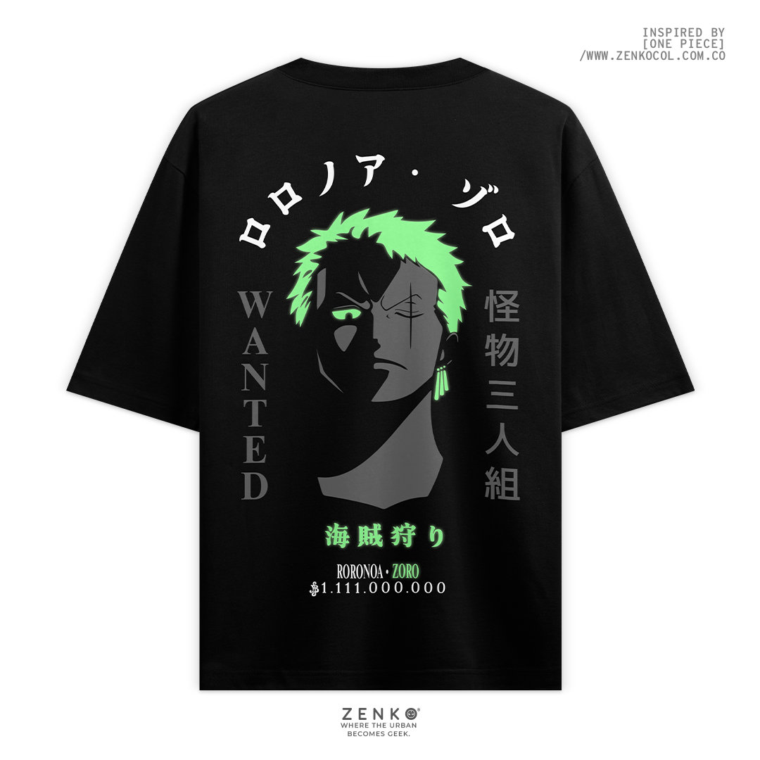 Camiseta Oversize - Zoro Roronoa