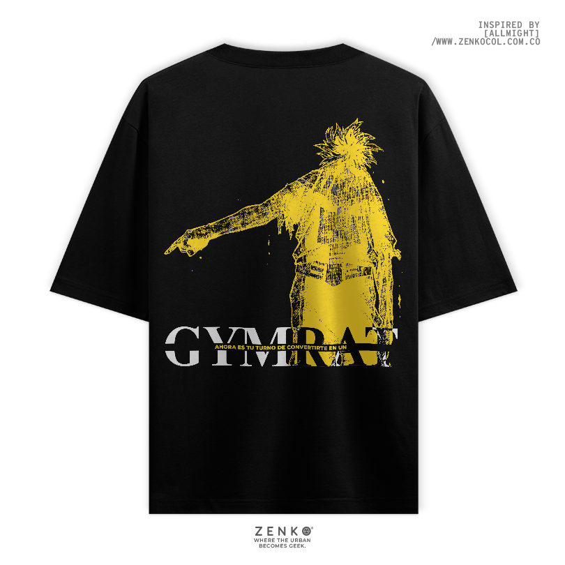 Camiseta Oversize - Gymrat ALLMIGTH