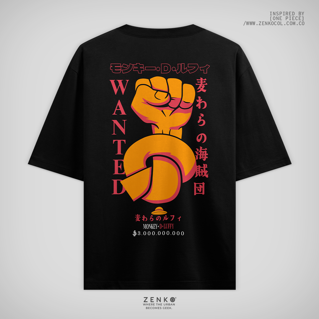 Camiseta Oversize - Luffy