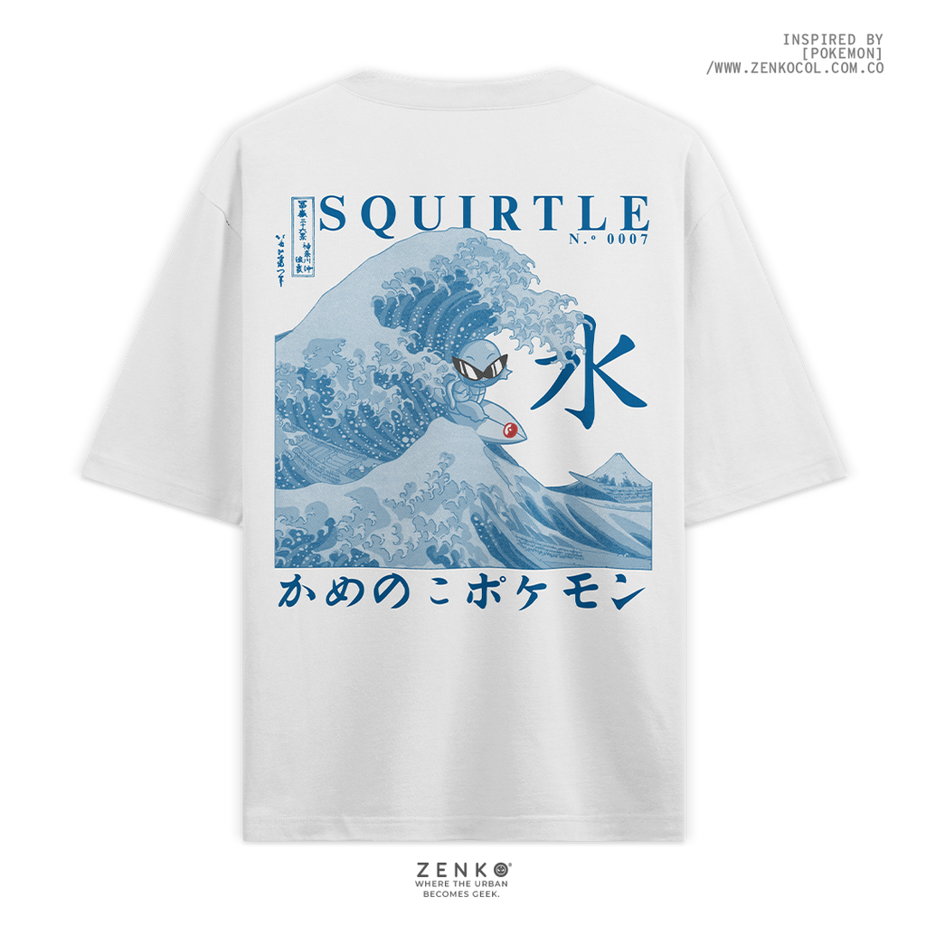Camiseta Oversize - Squirtle