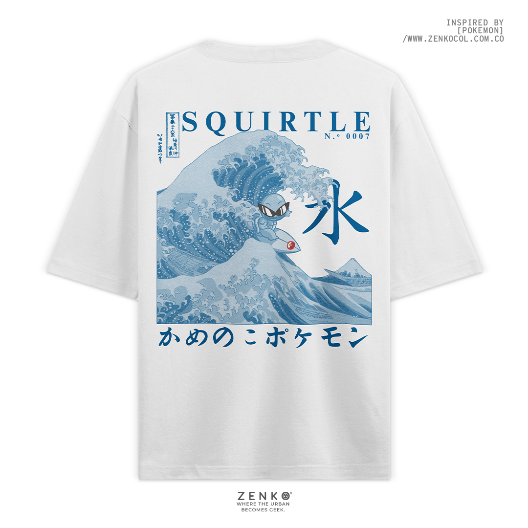 Camiseta Oversize - Squirtle