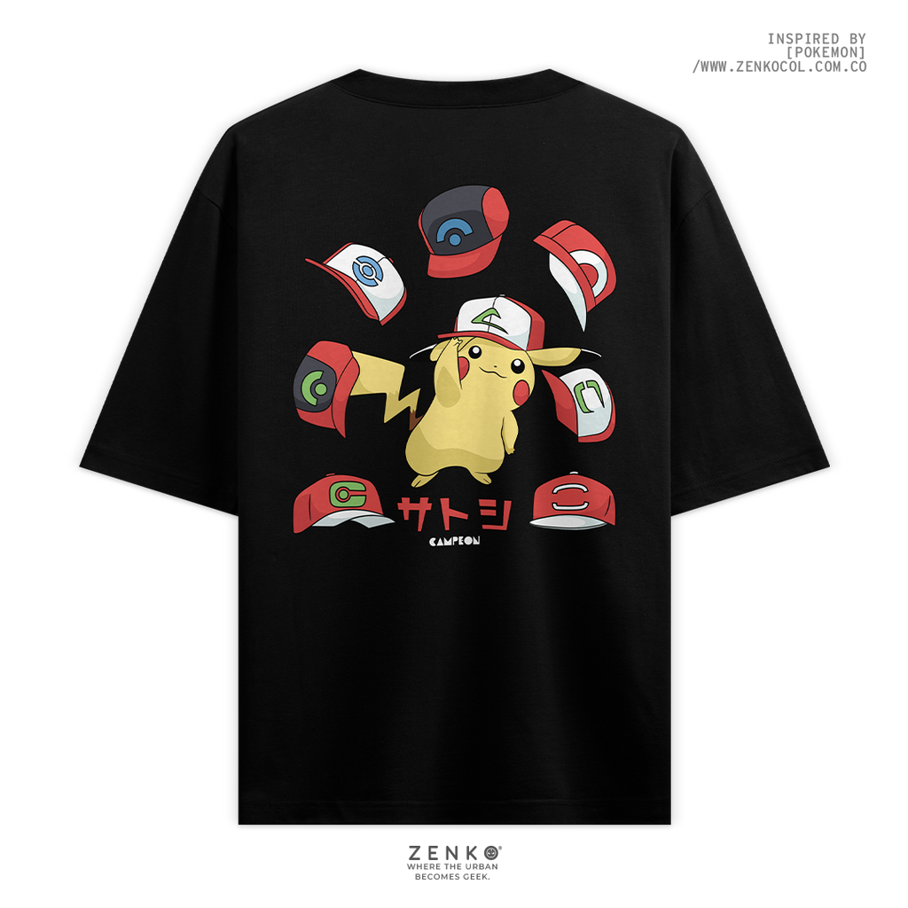 Camiseta Oversize - Pikachu