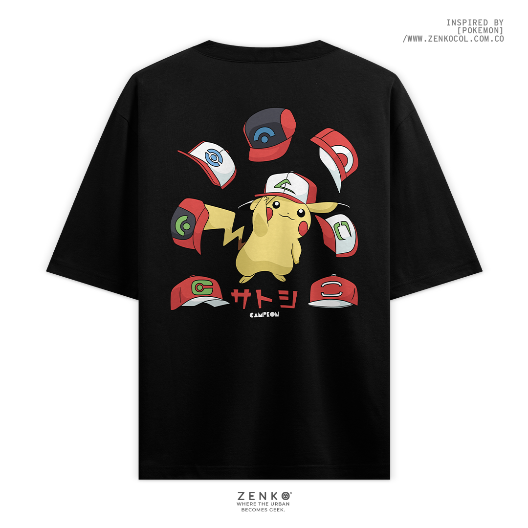 Camiseta Oversize - Pikachu