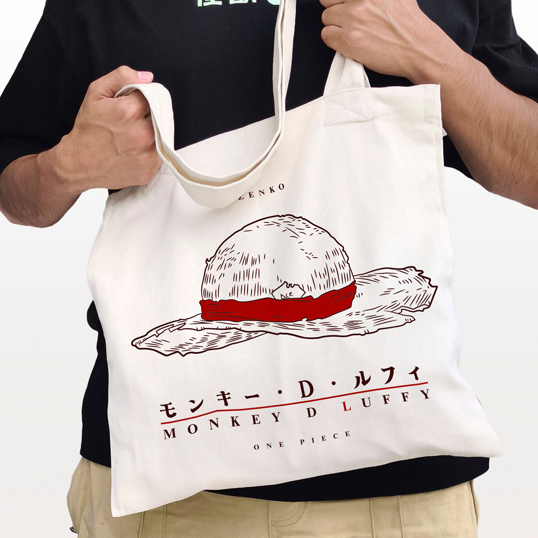 Tote Bags - Luffy sombrero de paja