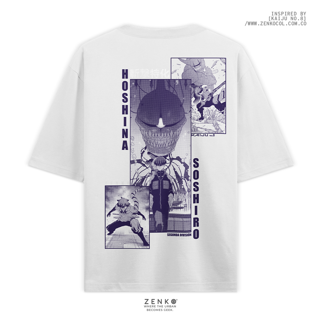 Camiseta Oversize - Soshiro Hoshina kaiju no 8