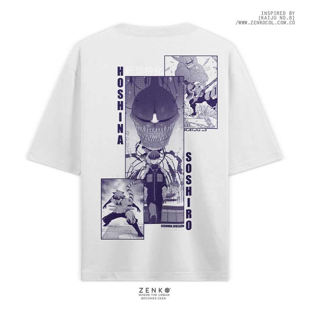 Camiseta Oversize - Soshiro Hoshina kaiju no 8