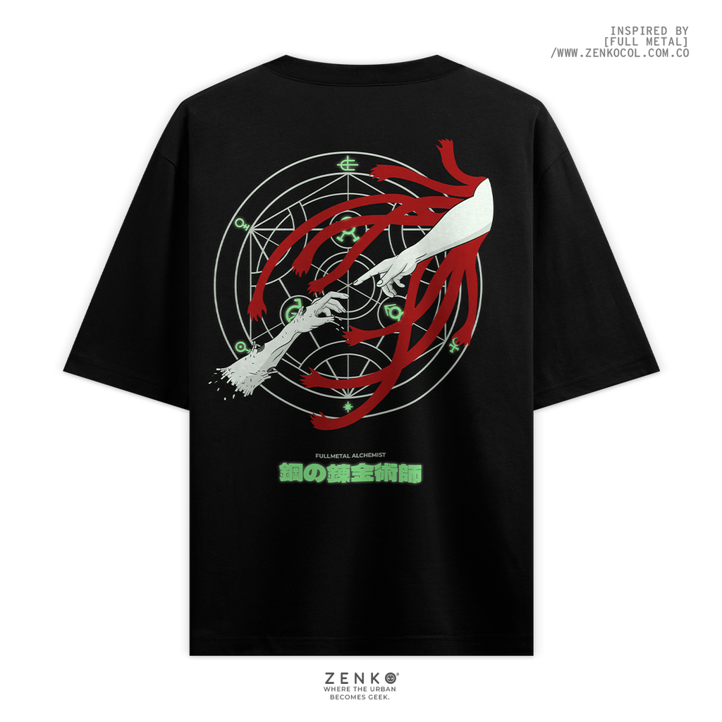 Camiseta Oversize - fullmetal alchemist