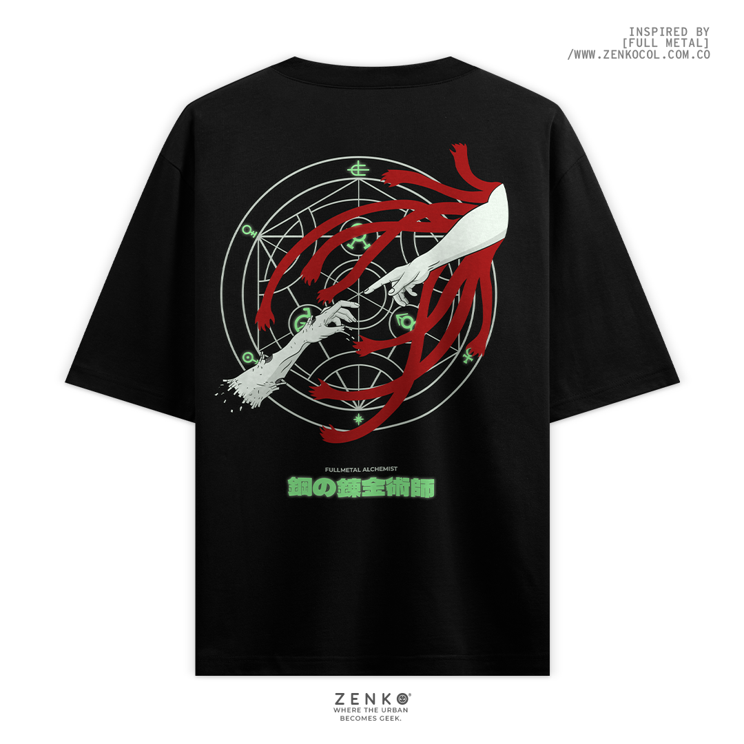 Camiseta Oversize - fullmetal alchemist