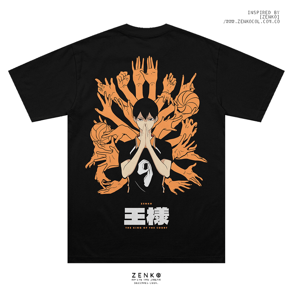 Camiseta Regular Fit - Haikyuu 'King of the Court'