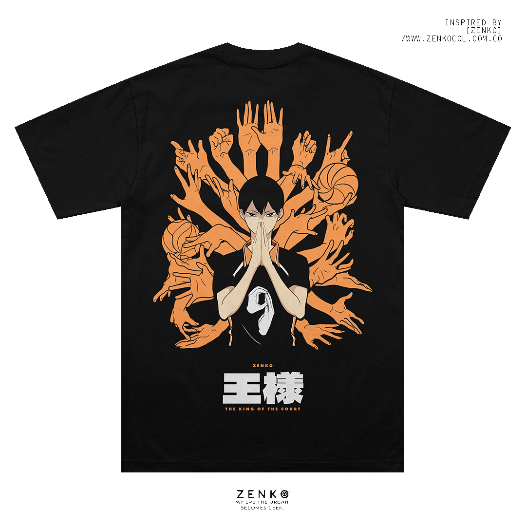 Camiseta Regular Fit - Haikyuu 'King of the Court'