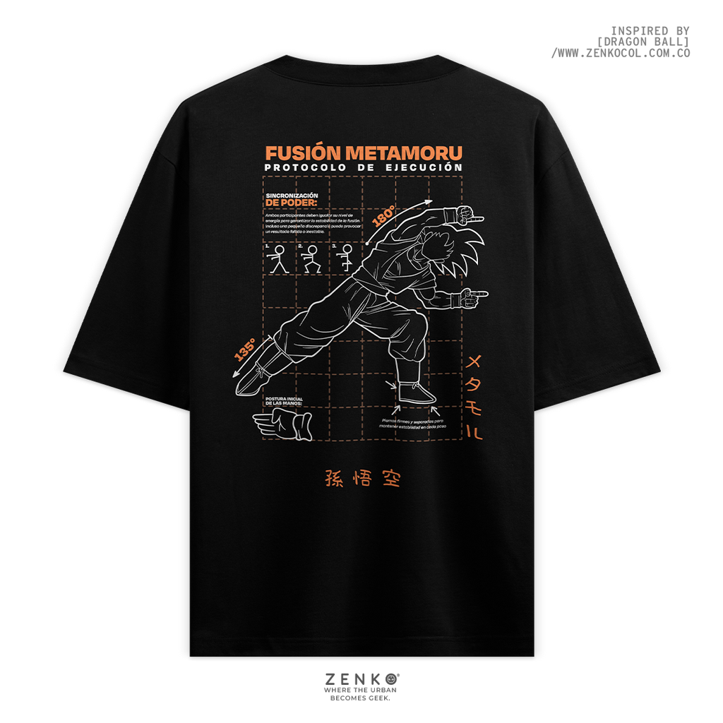 Camiseta Oversize - Goku Fusion