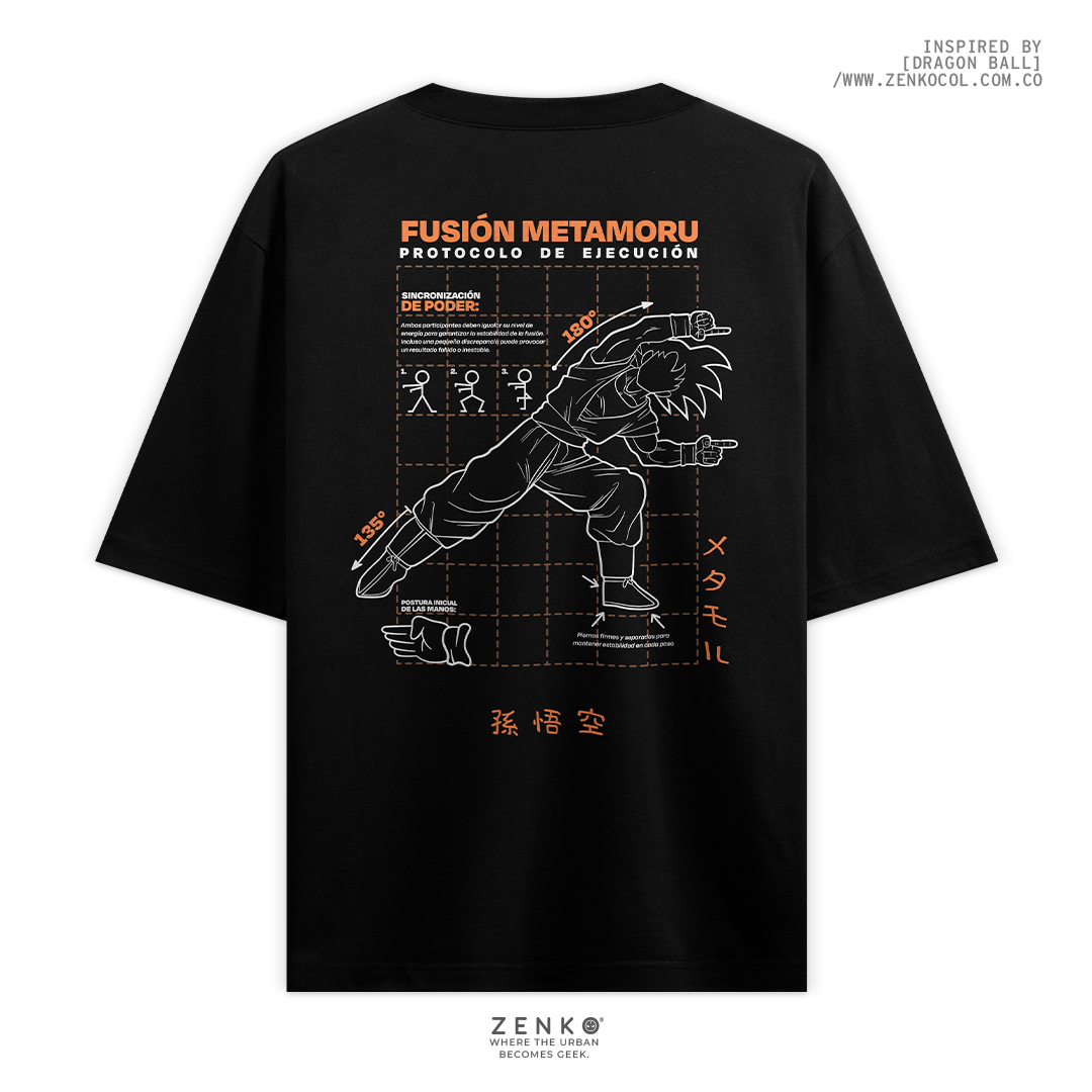 Camiseta Oversize - Goku Fusion