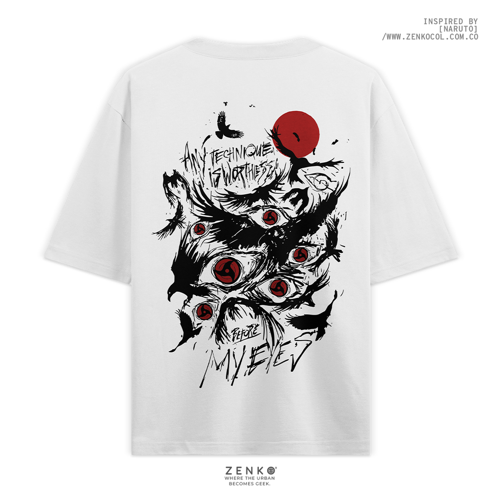 Camiseta Oversize - Itachi Cuervos