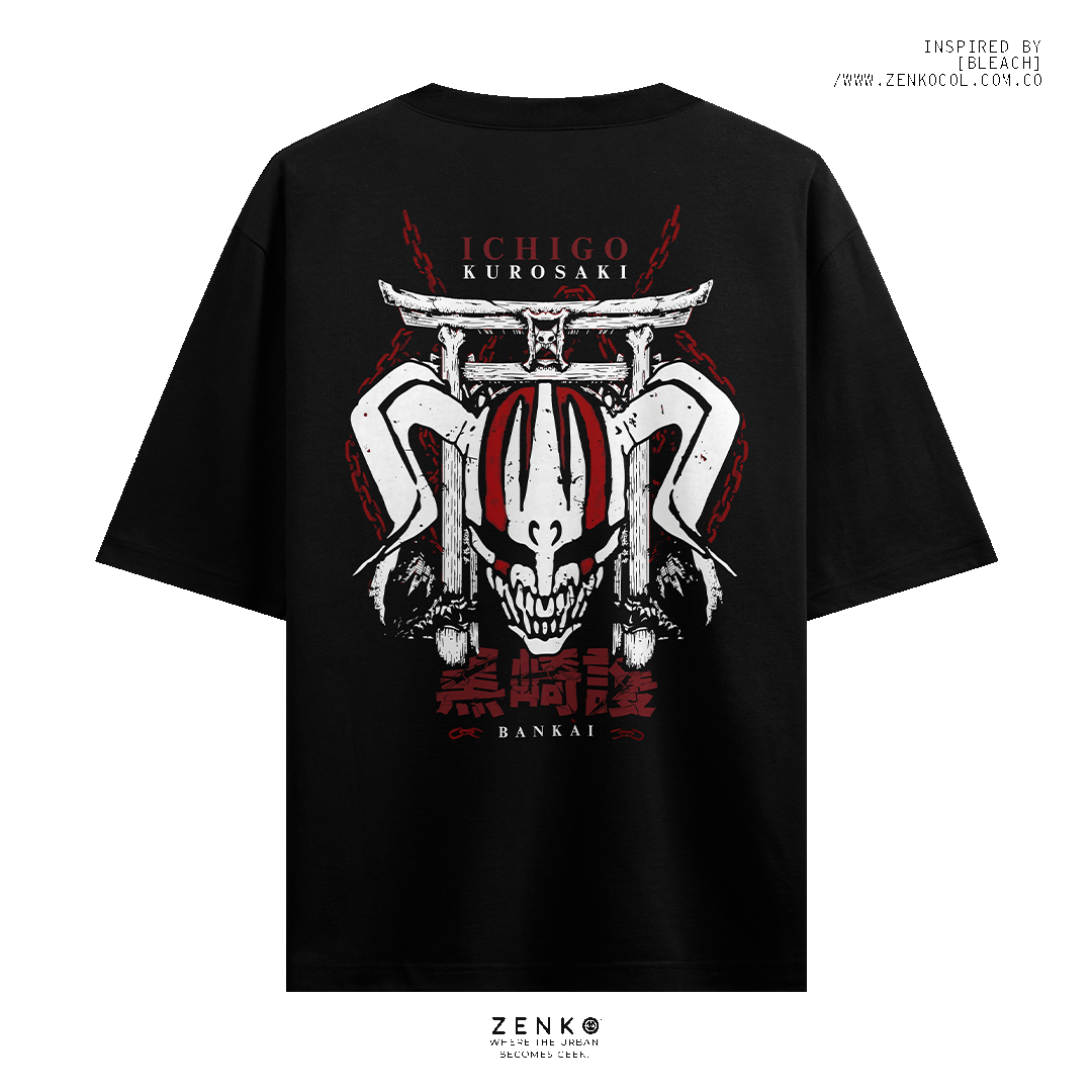 Camiseta Oversize - Ichigo Kurosaki