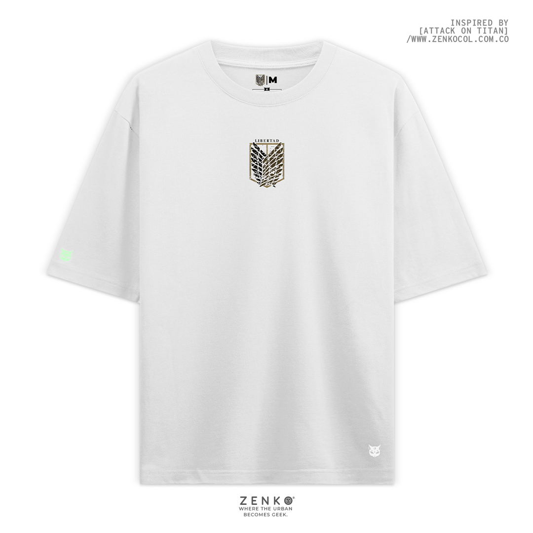Camiseta Oversize - Eren Yeager