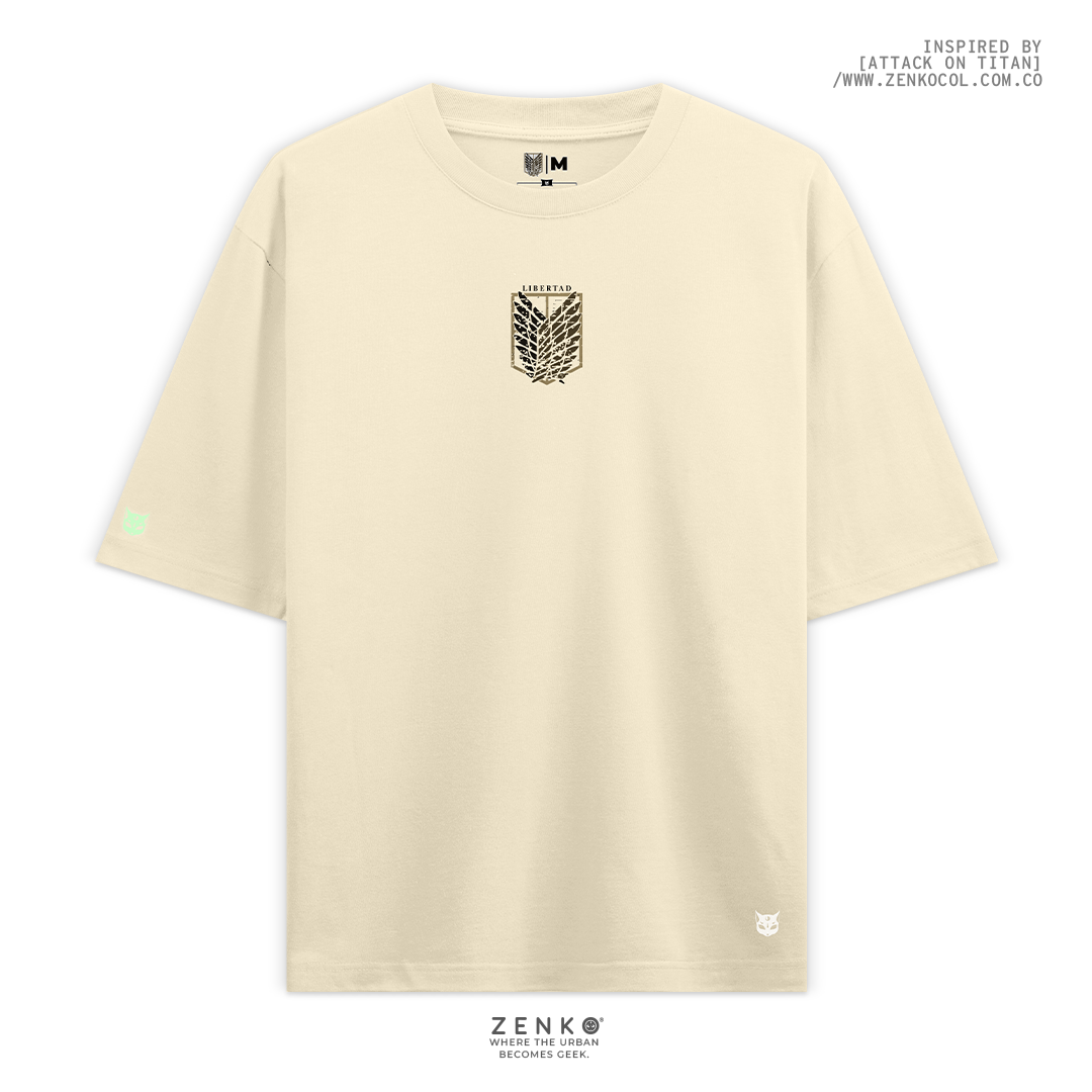 Camiseta Oversize - Eren Yeager